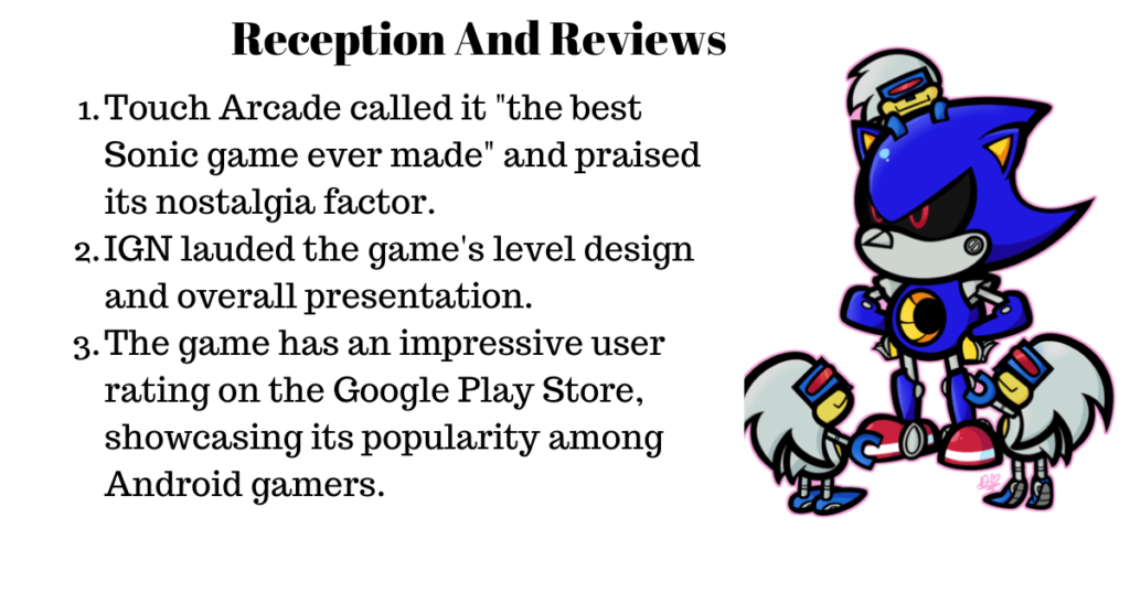 reception and reviews of sonic mania on android