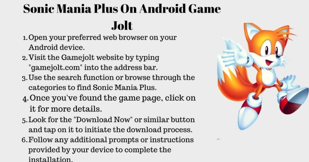sonic mania plus on android gamejolt