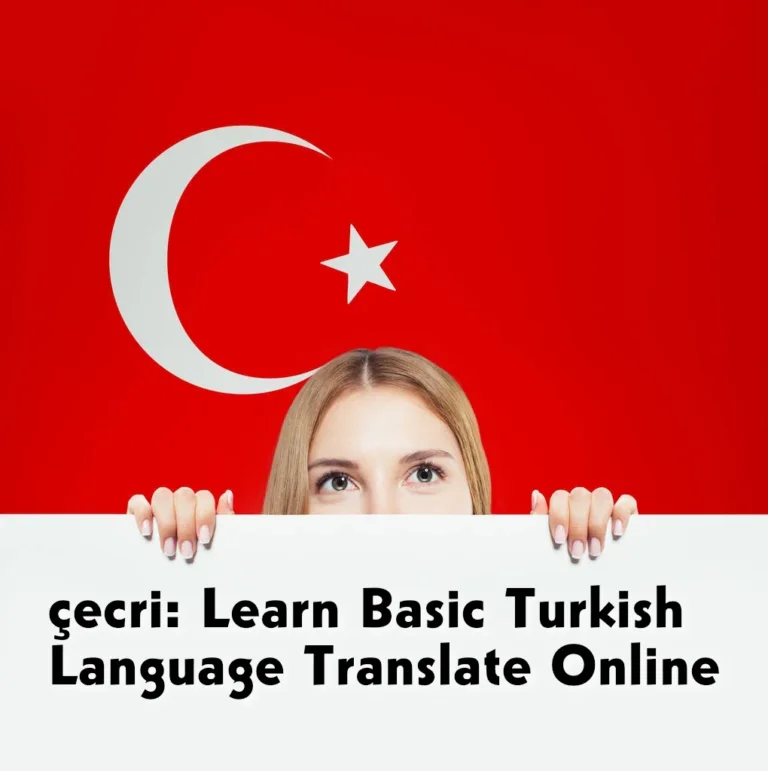A Guide to Learning the Turkish Language With Cecri