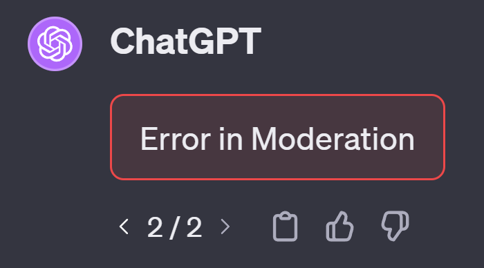 ChatGPT Error in Moderation – Why They Happen and How to Fix Them