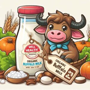 WellHealthOrganic Buffalo Milk Tag Explore the Organic Advantage
